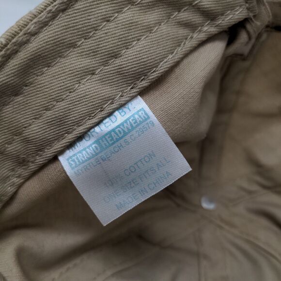 Unbranded Men's Panama City Beach FL Strapback Hat Tan OSFA Embroidered Logo - Picture 13 of 13